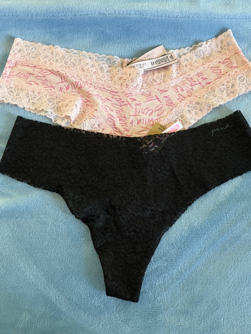 NWT Two pairs Victoria's Secret/PINK Cheeky Panties
